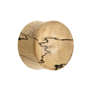 Flared Plug konkav aus Tamarind Holz