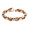 Link bracelet rose gold anchor