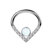 Micro bague segmentée pliable, angle argent,...