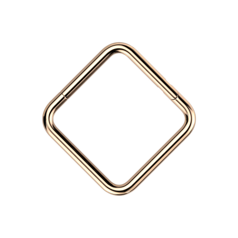 Micro Segmentring klappbar rosegold Quadrat