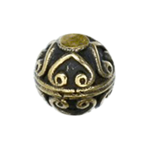 Ball gold-plated hearts