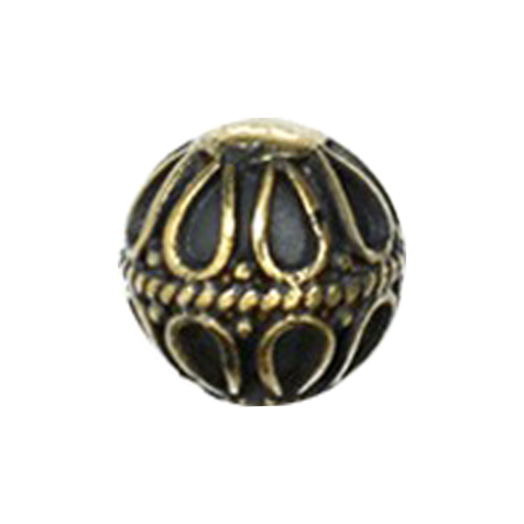 Passanti a sfera placcati in oro