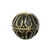 Boule dorée boucles