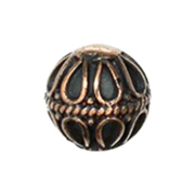 Ball rose gold loops