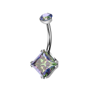 Banane filetage intérieur argent cristal rond...