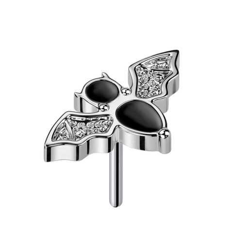 Threadless bat silver