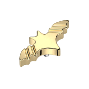 Ancrage dermique Basic chauve-souris doré