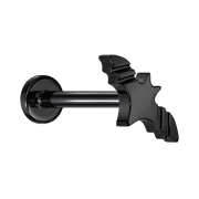 Micro Labret Innengewinde schwarz Basic Fledermaus schwarz