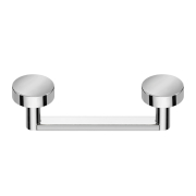 Surface barbell, flat, internal thread, silver, with two...