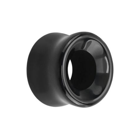 Flared Tunnel aus Achat Stein