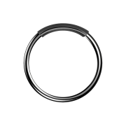 Nasenring endlos schwarz