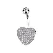 Banane argentée avec cristal boule argenté...