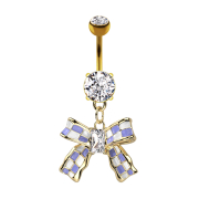 Banane vergoldet mit Kugel Kristall silber Anhänger...