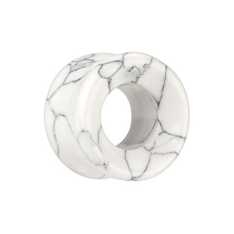 Tunnel flare blanc avec motif noir