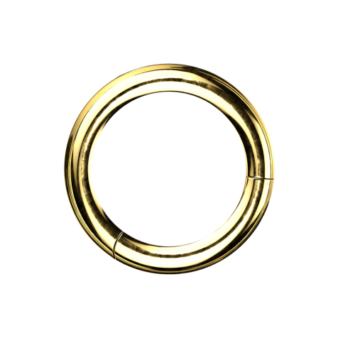 Anneau segment pliable doré