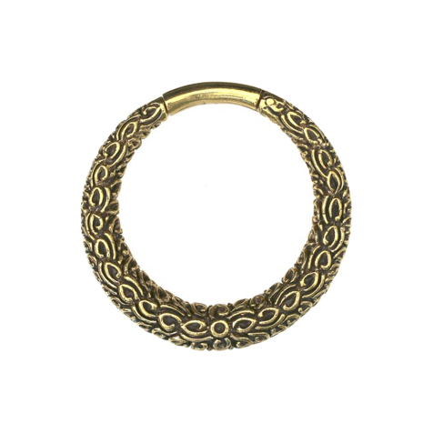 Peso ad orecchio segmento ad anello con cerniera tappetino per fiori