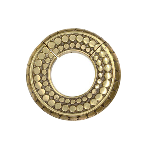 Ohrgewicht Segmentring klappbar gepunktet