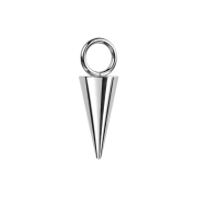 Silver cone pendant