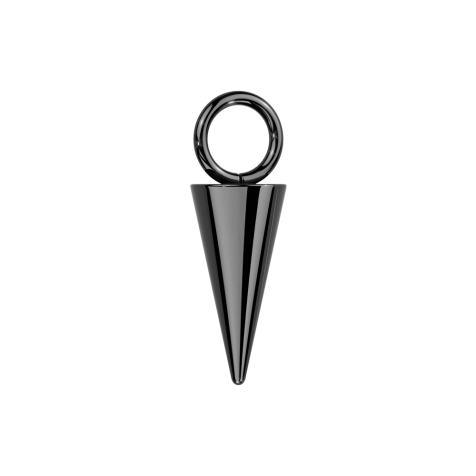 Black cone pendant