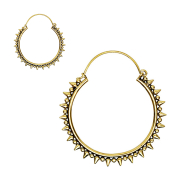 Coni e baubles per orecchini placcati in oro