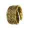 Gold-plated ring waves with balls