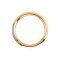 Micro anneau segment pliable or rose