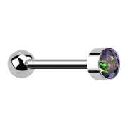 Micro Barbell filetage intérieur argent avec boule...