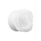 Flared plug white rose