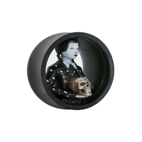 Flared tunnel black Wednesday Addams right