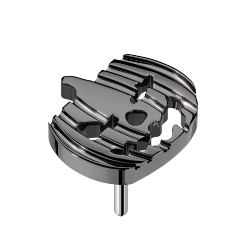 Threadless Halloween pumpkin, black