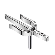 Trident sans filetage argenté