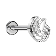 Micro Labret filetage intérieur argenté...