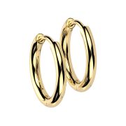 Boucle doreille plaquée or