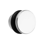 Fiche à tête plate argentée