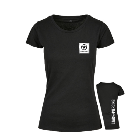 Star Piercing T-Shirt Damen