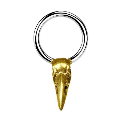 Closure Ring argent Cartouche argent