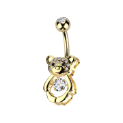 Banana argento con sfera argento cristallo argento e...