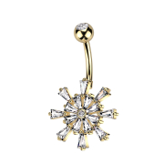 Banana silver with ball silver crystal silver and flower...