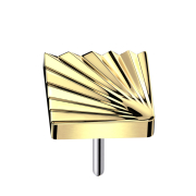 Disco con taglio a diamante senza filettatura Quadrato...