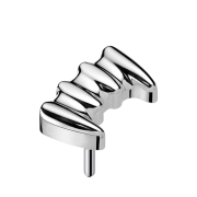 Dents de vampire argentées sans filetage