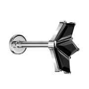 Micro Labret sans filetage argenté Éventail...