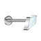 Micro Labret sans filetage argent Diamant argent avec opale blanche