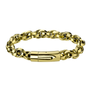 Bracelet gold-plated rope chain