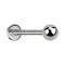 Micro Labret argenté avec boule