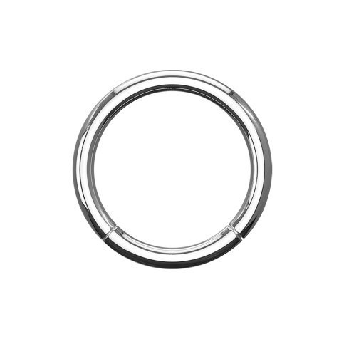 Micro Segmentring klappbar silber