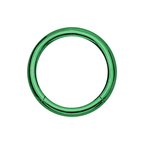 Anello a micro segmenti con cerniera verde