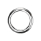 Segment ring hinged silver