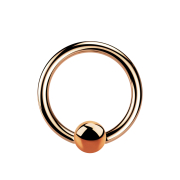 Micro Ball Closure Ring rose gold