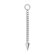 Anhänger silber Kette mit Anhänger Cone
