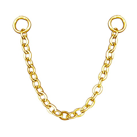 Chaîne de connexion Basic dorée